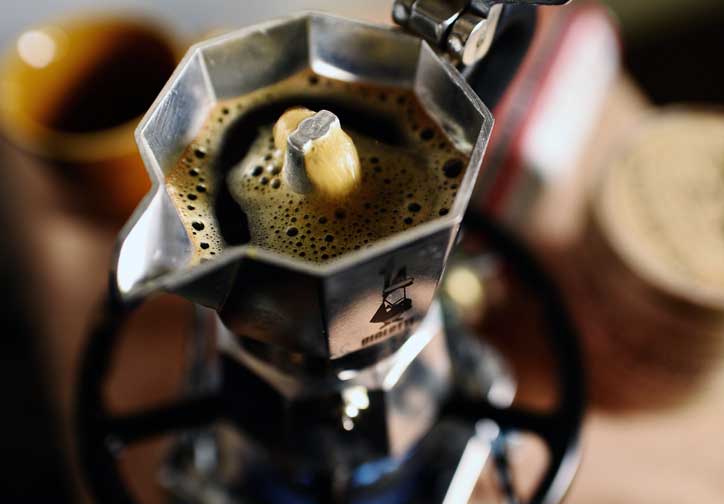 mocca pot kopi dapur