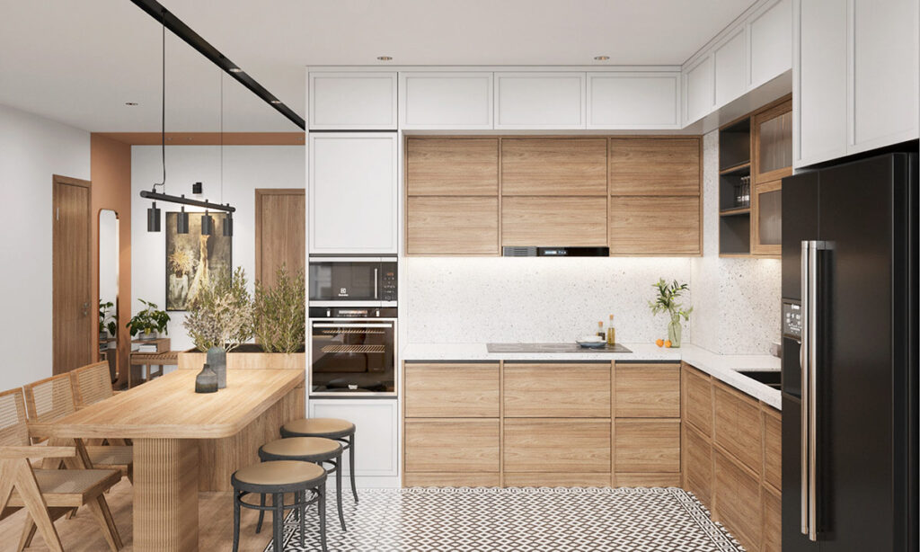 desain dapur japandi