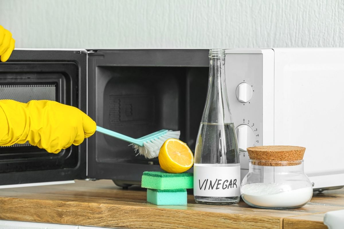 Cara Membersihkan Microwave Dapur Pakai Cuka